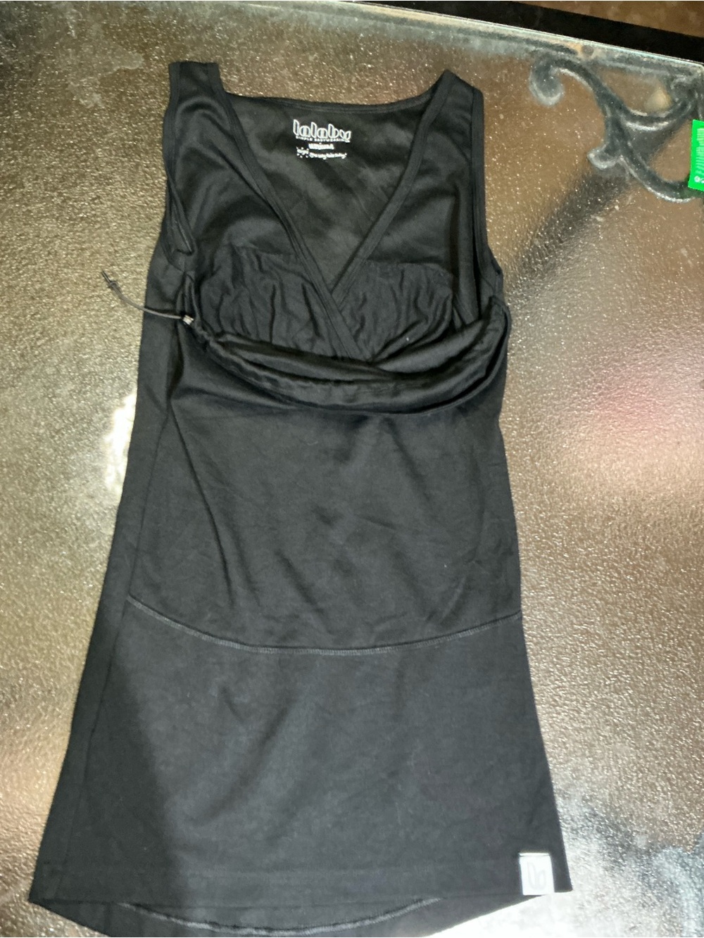 Lalabu Soothe Shirt Black Medium -Tank & Nursing Bra Medium